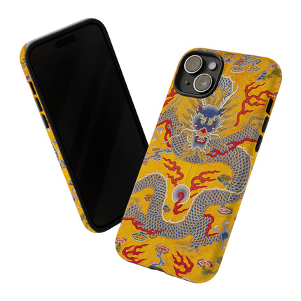 Majestic Dragon Regalia – Imperial 12-Symbol Robe Phone Cases
