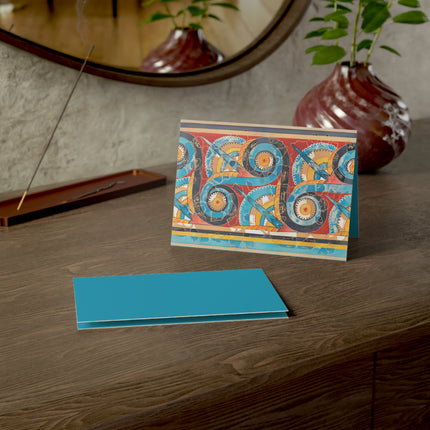 Reproduction of S-Spiral Frieze by Emile Gilliéron Greeting Cards (1, 10, 30, and 50pcs)