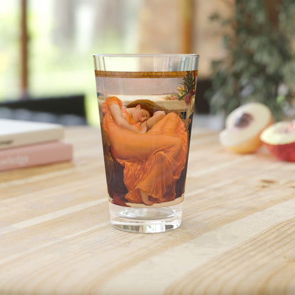 Flaming June by Frederic Leighton Glass, 16oz
