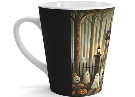 Ghostly Welcome – A Halloween Night Latte Mug