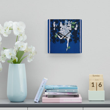 Where Is My Boy Tonight? by Ralph Barton Acrylic Wall Clock