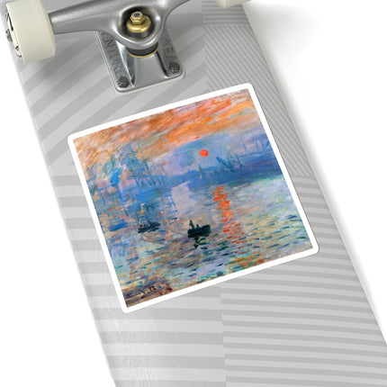 Sunrise by Claude Monet Kiss-Cut Stickers (4 Sizes)