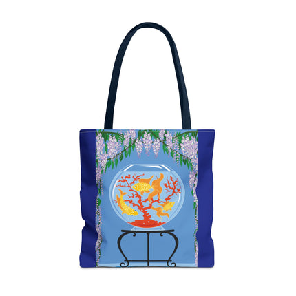 Aquatic Symphony Tote Bag (AOP)