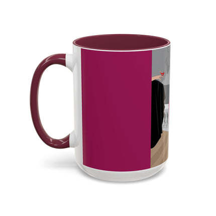 The Red Bird Colorful Mugs – Gentle Storybook Charm & Elegant Whimsy