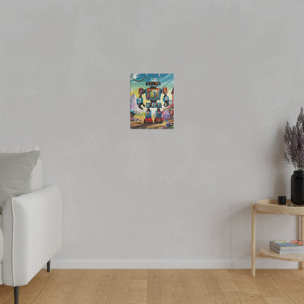 The Rusty Robot Matte Canvas, Stretched, 0.75"