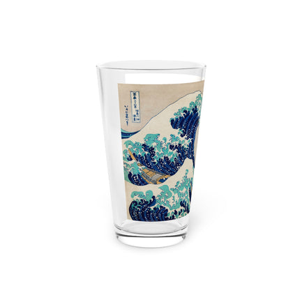 The Great Wave off Kanagawa by Katsushika Hokusai Glass, 16oz