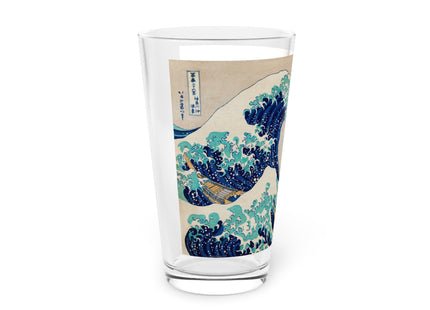 The Great Wave off Kanagawa by Katsushika Hokusai Glass, 16oz