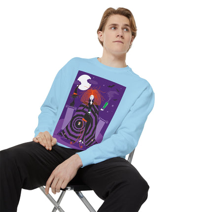 Mystic Elegance Unisex Garment-Dyed Sweatshirt