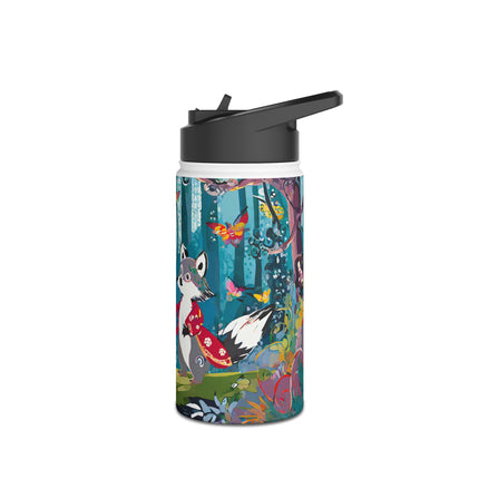 Whimsical Woodland Stainless Steel Water Bottle