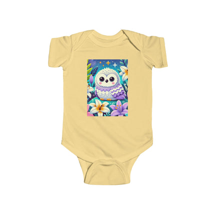 Enchanted Baby Owl Bodysuit – Moonlit Lily Garden Design