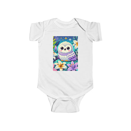 Enchanted Baby Owl Bodysuit – Moonlit Lily Garden Design