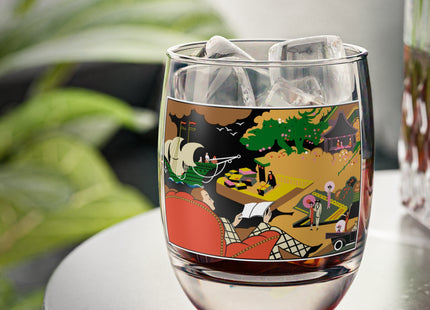 Enchanted Pages Whiskey Glass