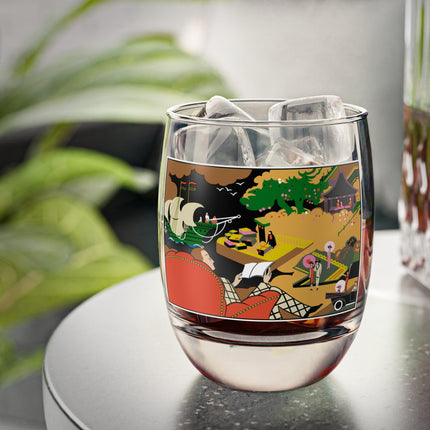 Enchanted Pages Whiskey Glass