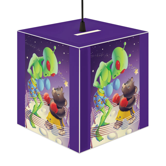 Cosmic Clash Light Cube Lamp