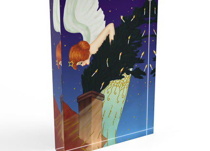 The Christmas Angel Acrylic Art Block