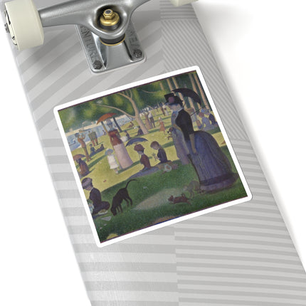 A Sunday on La Grande Jatte by Georges Seurat Kiss-Cut Stickers (4 Sizes)