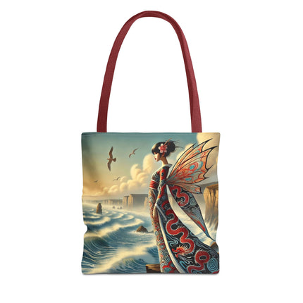 The Coastal Fairy Tote Bag – Serene Grace & Oceanic Magic