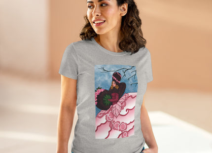 Winter Rose Empress Women's Midweight Cotton Tee