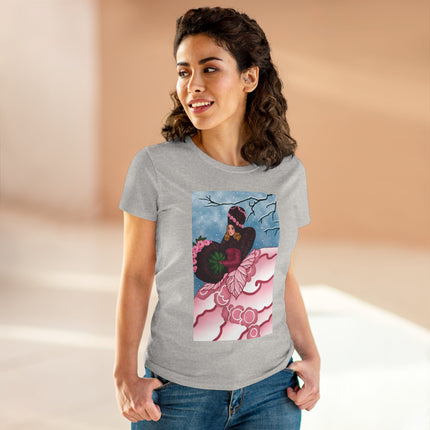Winter Rose Empress Women's Midweight Cotton Tee