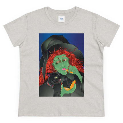 Mirror, Mirror A Witch's Touch Women's Midweight Cotton Tee