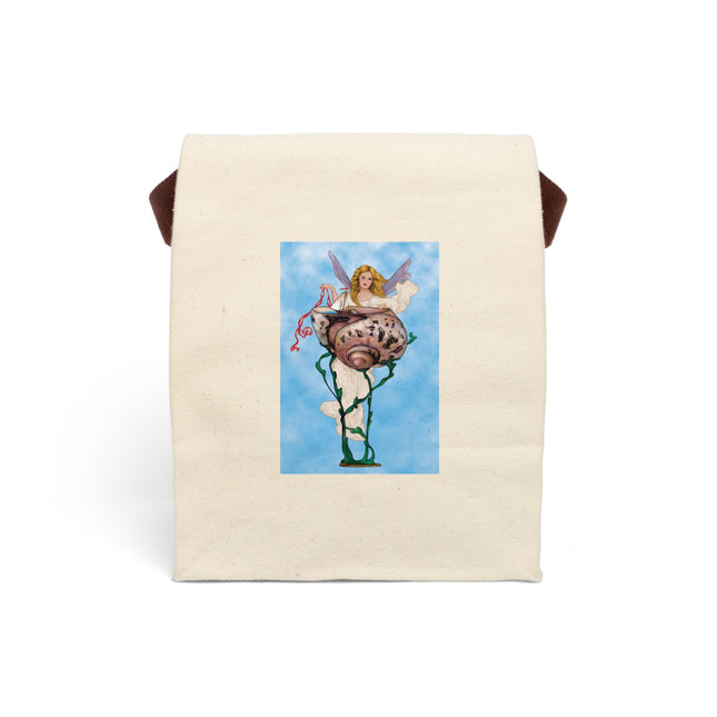 Enchanting Serenity Canvas Lunch Bag With Strap