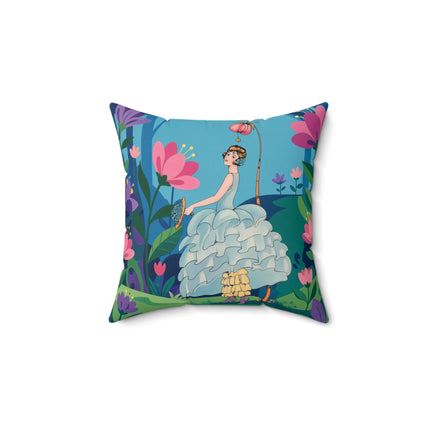 🌸🦩 The Lady Of The Fantastical Garden Scented Soy Candle – Art Deco Floral Whimsy
