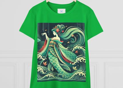 Mermaid Queen Rising from the Deep Women's Midweight Cotton Tee