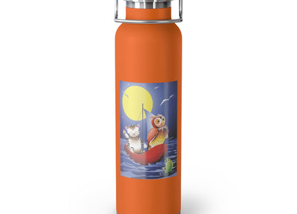 Embarking on a Moonlit Journey Copper Vacuum Insulated Bottle, 22oz