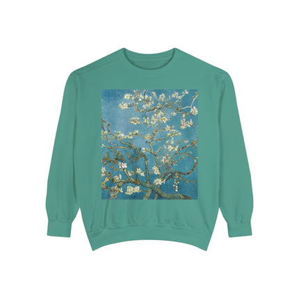 Almond Blossom by Vincent van Gogh Unisex Garment-Dyed Sweatshirt