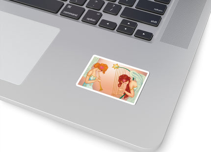 Heavenly Angel Duet Kiss-Cut Stickers (4 Sizes)