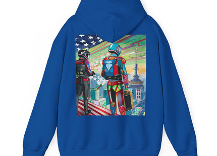 NSA Cyber Punk Computer Hacking Team – Heavy Blend™ Hooded Sweatshirt