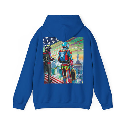 NSA Cyber Punk Computer Hacking Team – Heavy Blend™ Hooded Sweatshirt