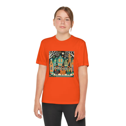 Night of the Trick-or-Treating Owlets Youth Competitor Tee