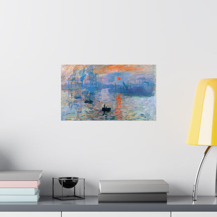 Sunrise by Claude Monet Matte Horizontal Posters