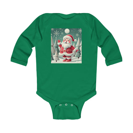Santa's Joyful Night Infant Long Sleeve Bodysuit
