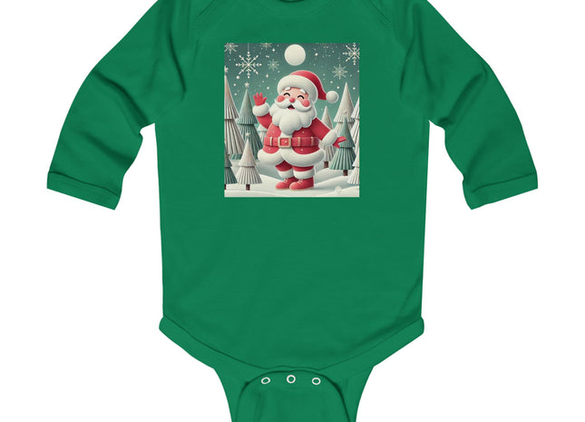 Santa's Joyful Night Infant Long Sleeve Bodysuit