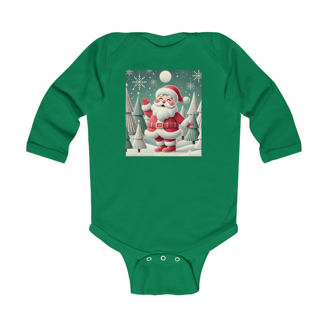 Santa's Joyful Night Infant Long Sleeve Bodysuit