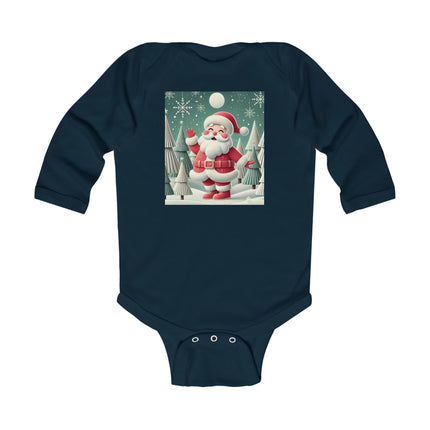 Santa's Joyful Night Infant Long Sleeve Bodysuit
