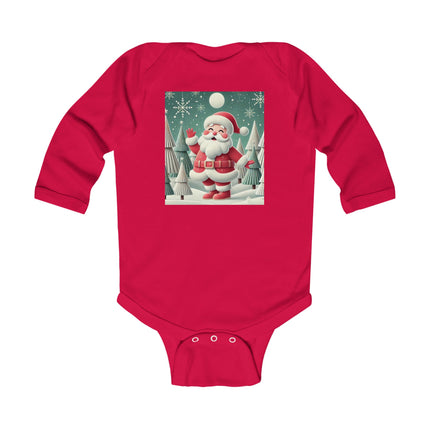 Santa's Joyful Night Infant Long Sleeve Bodysuit