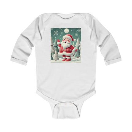 Santa's Joyful Night Infant Long Sleeve Bodysuit