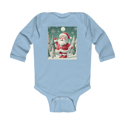 Santa's Joyful Night Infant Long Sleeve Bodysuit