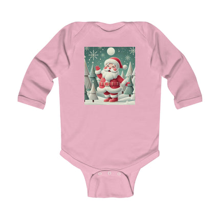 Santa's Joyful Night Infant Long Sleeve Bodysuit