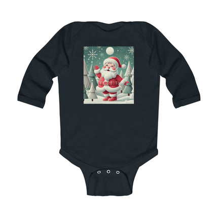 Santa's Joyful Night Infant Long Sleeve Bodysuit
