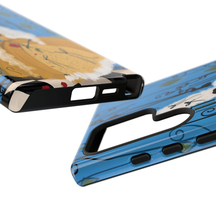 🎭🌹 The Lady At The Masquerade Gates Phone Case – Art Deco Fashion Illustration