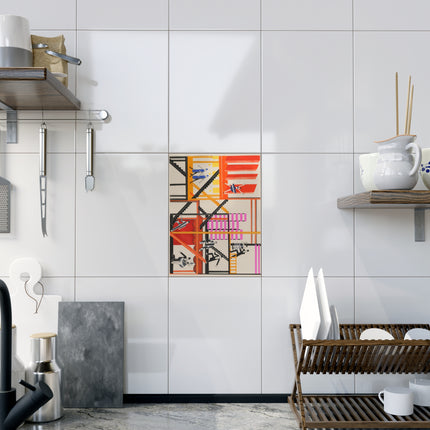 Maquettes de Théatre 4 by Alexandra Exter Ceramic Tile