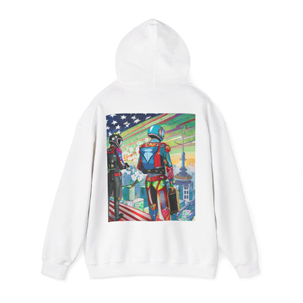 NSA Cyber Punk Computer Hacking Team – Heavy Blend™ Hooded Sweatshirt