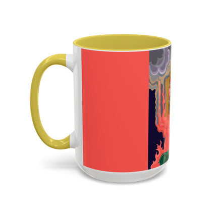 The Firebird's Awakening Colorful Mug (11oz, 15oz) – Ballet Fantasy, Mythic Fire & Art Deco Drama