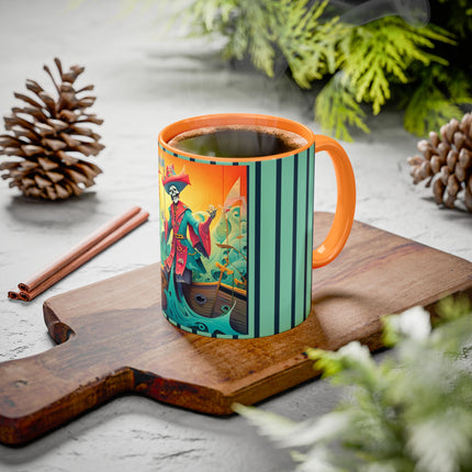 Skeleton Crew of the Misty Seas Colorful Mugs (11oz, 15oz)