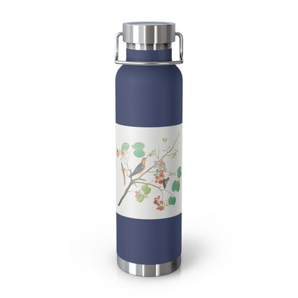 Orange-Headed Ground Thrush by Shaikh Zain al–Din Copper Vacuum Insulated Bottle, 22oz