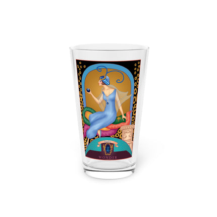 September & Sapphire Zodiac Pint Glass